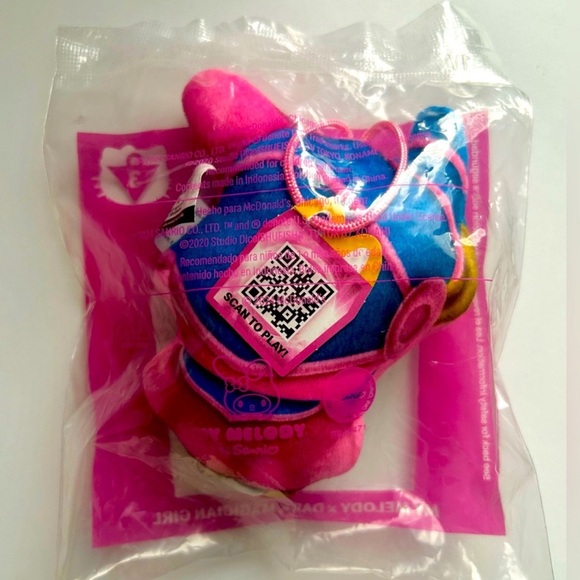 COPY - HELLO KITTY AND FRIENDS My Melody Happy Meal Plush Toy. #3 - Picture 2 of 2